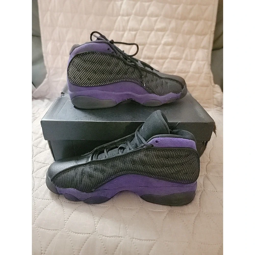 Air Jordan 13 Retro Court Purple Men's Size 7Y‎